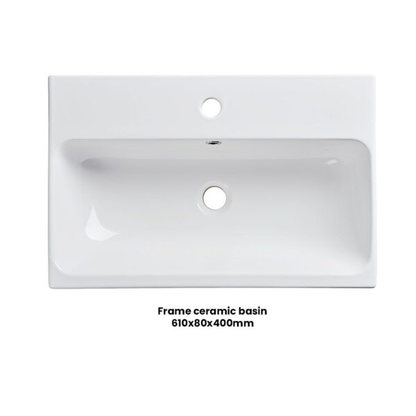 Roper Rhodes 600mm Frame ceramic wash basin for Frame bathroom vanity units