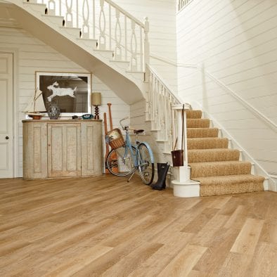 Karndean Knight Tile pale pale limed oak effect vinyl plank flooring