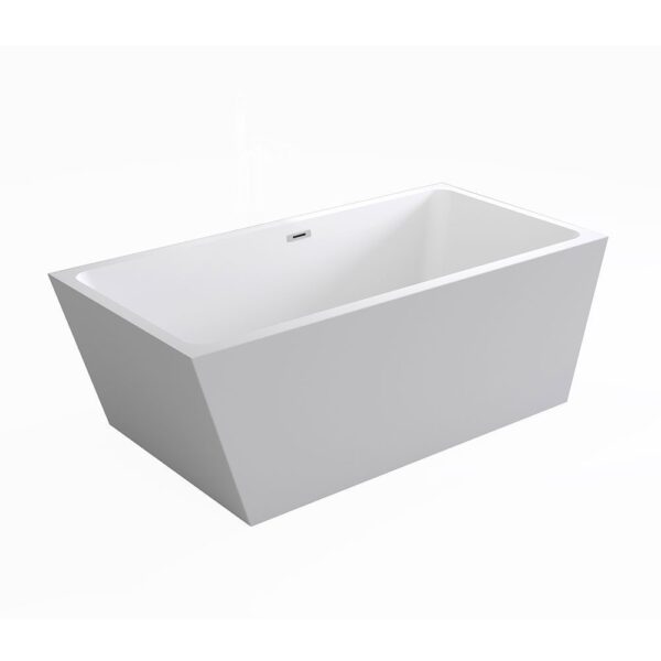 Herston 1600x750x570mm Freestanding Bath & Waste