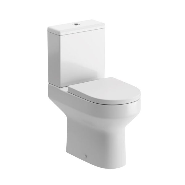 Herston C/C Open Back Comfort Height WC & Soft Close Seat
