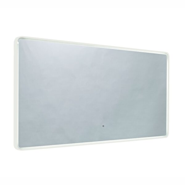 Frame 1200mm Rectangular Mirror - Gloss White