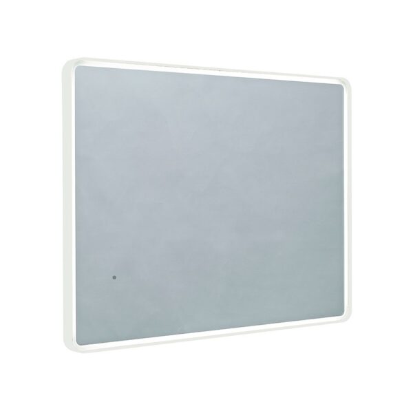 Frame 600mm Rectangular Mirror - Gloss White