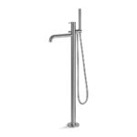 Tiber floor standing bath shower mixer with hand shower in stainless steel DITB1066