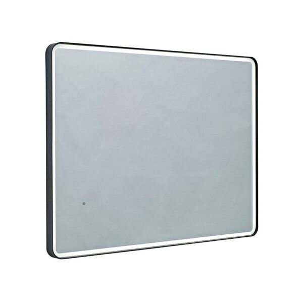 Frame 600mm Rectangular Bathroom Mirror Black